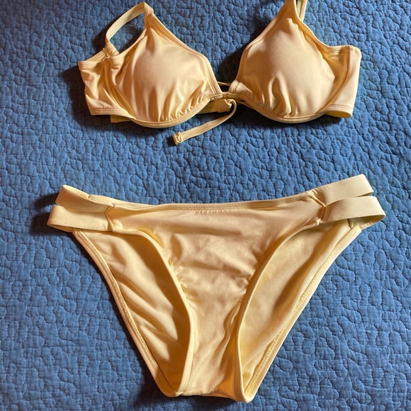 Yellow String Bikini - Picture 3 of 8